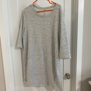 Old Navy Grey Sweatshirt Dress